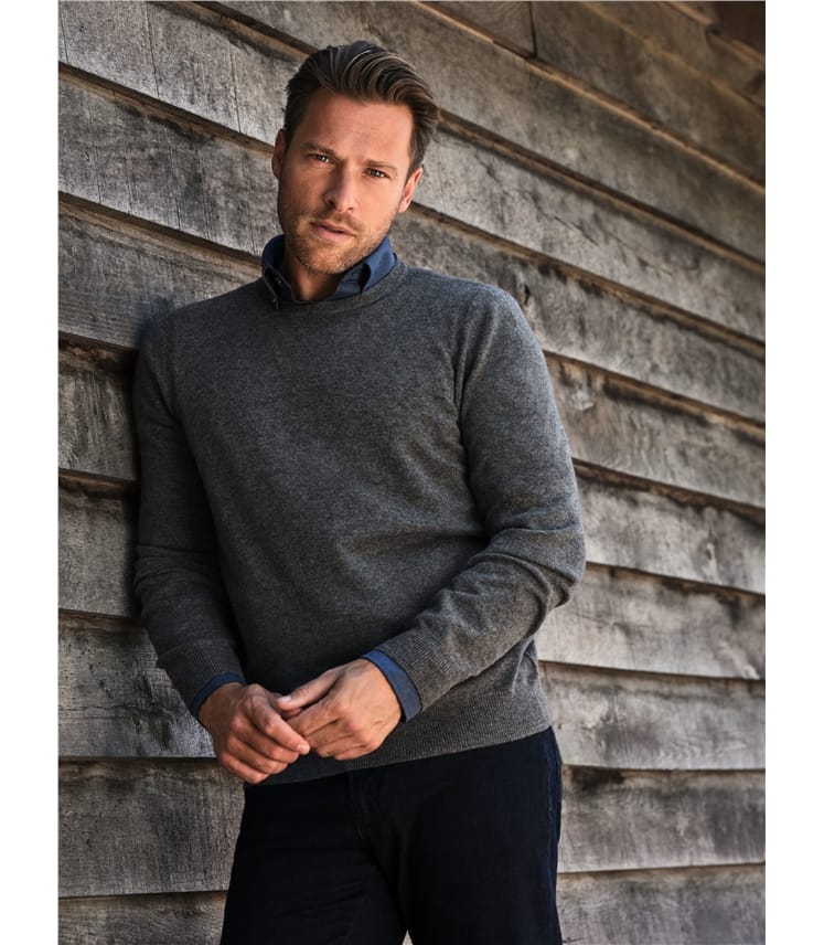 Charcoal grey outlet sweater